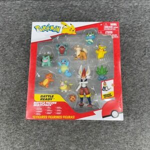 Pokemon Battle Figure Multi Pack 10‎ Figures Deluxe Action Scaled For Battle